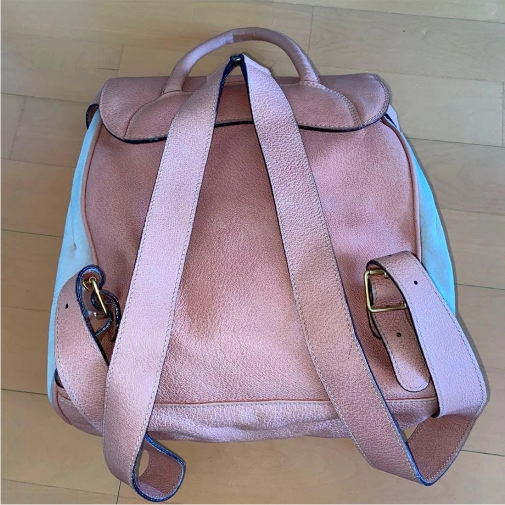 Gucci Pink and Cream Women's Backpack - Picture 2 of 13